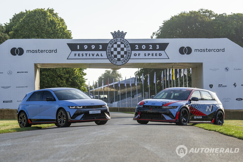 지난해 7월 영국 최대 자동차 축제인 굿우드 페스티벌 오브 스피드(Goodwood Festival of Speed)에서 공개한 ‘아이오닉 5 N'