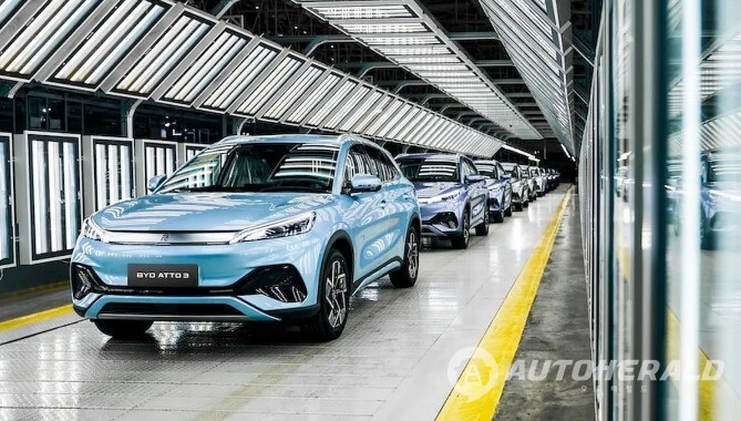 중국 BYD가 유럽 내 판매량을 빠르게 늘리는 것으로 나타났다(BYD)