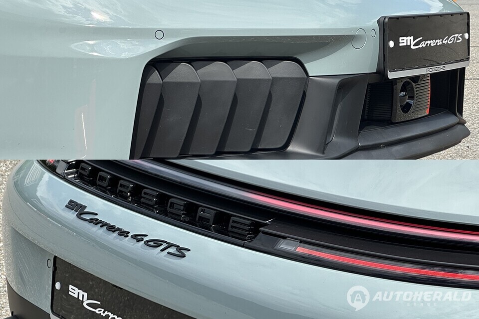 911 카레라 4 GTS는 외관 디자인에서도 디테일 변화가 엿보인다(오토헤럴드 김훈기 기자)