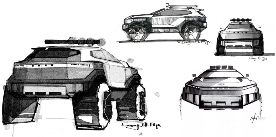 현대차 크레이터 콘셉트는 오는 20일 LA오토쇼에서 유튜브 라이브 스트리밍을 통해 전 세계에 공개될 예정이다(출처: 현대차)