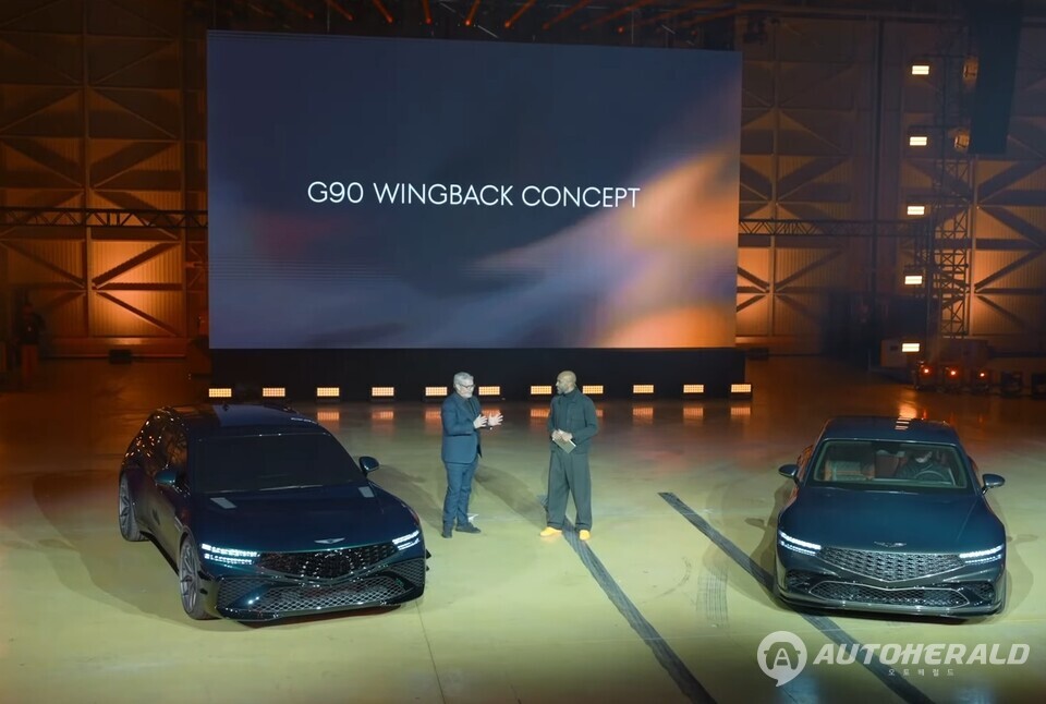 제네시스는 이번 콘셉트의 구체적인 파워트레인이나 제원은 공개하지 않았지만 고출력 내연 엔진 또는 강화된 하이브리드 시스템 탑재 가능성이 제기된다(출처: 제네시스 유튜브 캡처) 