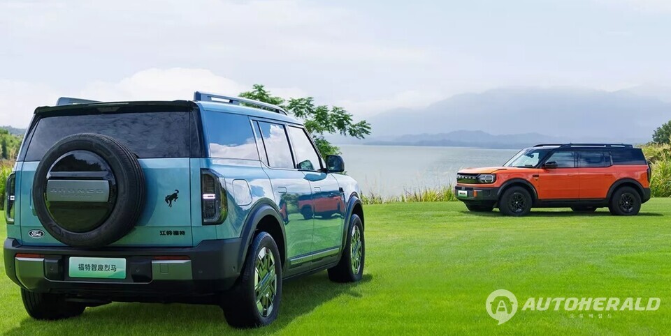 포드가 중국 시장을 겨냥해 개발한 전기 오프로더 ‘브롱코 베이스캠프(Bronco Basecamp)’의 사양과 가격을 정식 공개했다(출처: 포드중국)
