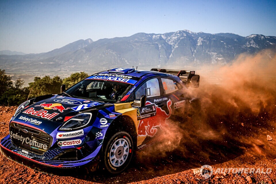 그리스 아크로폴리스 랠리,  M 스포트 포드 월드 랠리 팀 (한국타이어 제공)