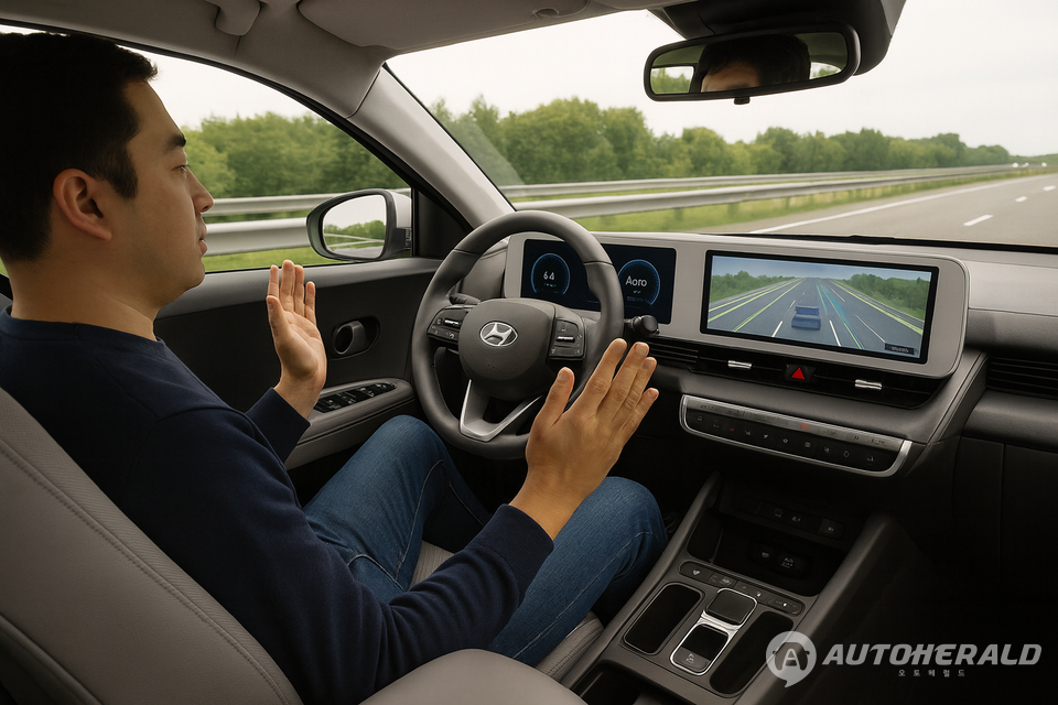 자율주행차를 운행 중인 가상의 이미지. 정부가 오는 2027년 자율주행차 상용화를 위해 규제를 대폭 완화해 실증 위주의 사업을 할 수 있게 했다.(오토헤럴드 DB)